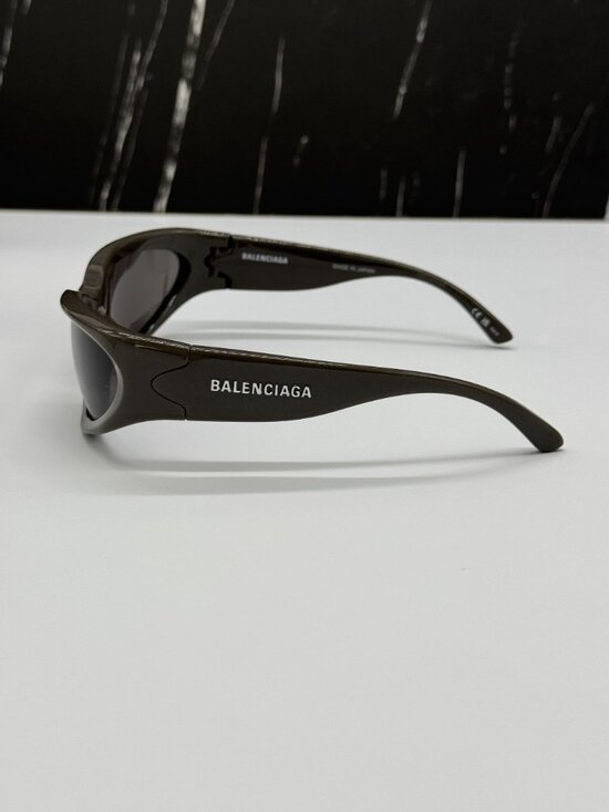 NEW BALENCIAGA BB0157S 008 BROWN UNISEX SUNGLASSES BALENCIAGA EYEWEAR main image 5